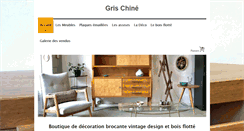 Desktop Screenshot of gris-chine.com